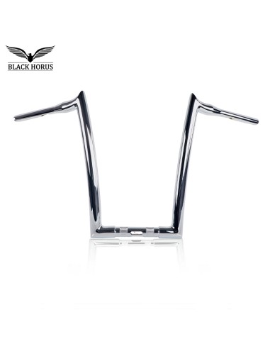 Blackhorus Guidon Haut Monkey Ape Hanger 18" Harley Davidson - Chrome