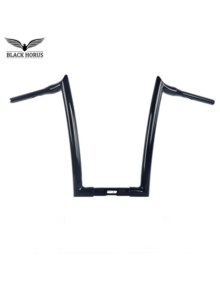 Blackhorus Guidon Haut Monkey Ape Hanger 18" Harley Davidson - noir black