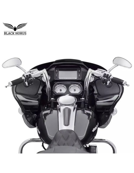 Guidon Monkey Ape Hanger Précablé Harley Touring - Chrome