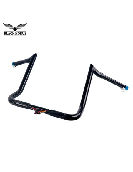 Guidon Bagger Ape Hanger 14" Précablé Harley Davidson Touring